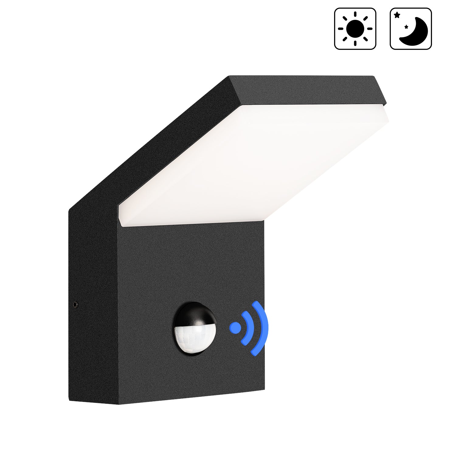 Aplique de pared exterior LED con sensor PIR LUS 13W IP54